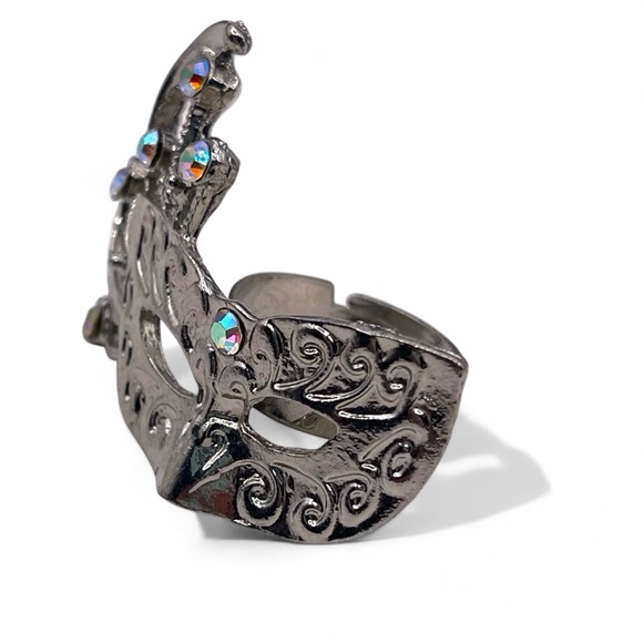 ❤️ Masquerade Rhinestone Ring - Picture 3 of 6